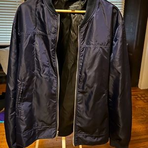 Club Monaco lightweight bomber jacket. Navy Blue. Sz Large